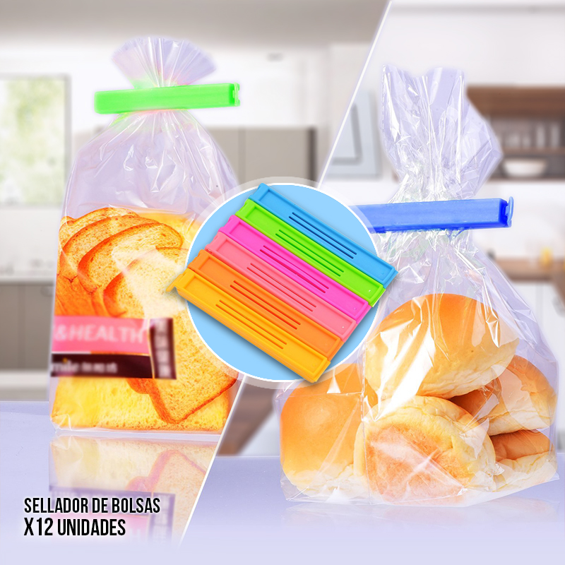 Miniatura 4 de Clip Sellador De Bolsas set x 12 CSB01